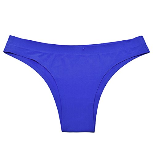 Culater® Mujeres Ropa Interior Invisible Spandex inconsútil de la entrepierna (Azul, M)