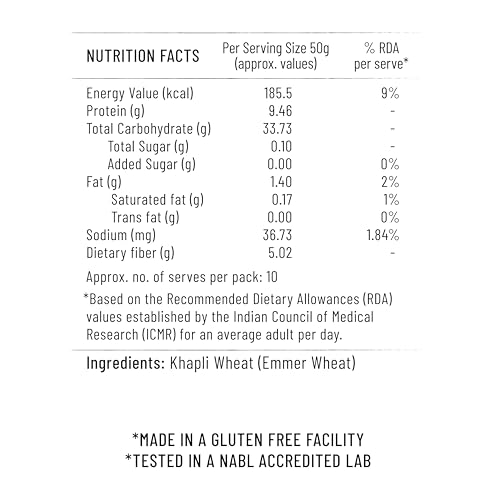 Image of Jiwa Pure Khapli Wheat Rava | 500 G | Cooks In 7 Minutes | Broken Emmer Rava | Low GI | Suitable For Diabetics