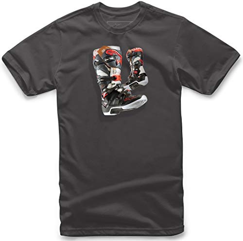 ALPINESTARS Unisex-Adult's Juvy Tech 7 Boot Tee, Black, 43591
