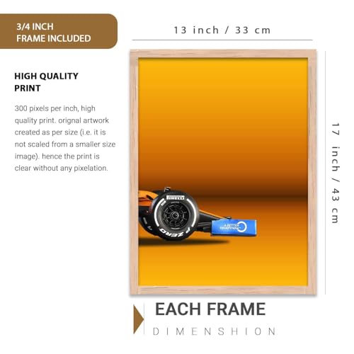Image of kotart Big Sports Cars Framed Posters Gift Items for Boys Room Wall Decoration Bedroom Living Room Office Studio Decor | Car Poster Frame for Wall Decor Set Of 3 Size (13 X 17 inch)