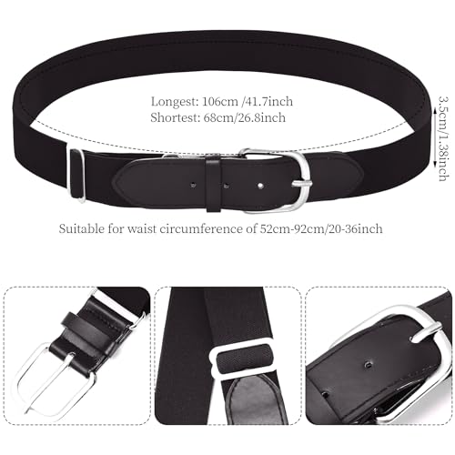 Dxhycc Youth Baseball Socks and Belt Combo Set Softball Baseball Socks and Elastic Waist Belt for Youth Boys Girls2