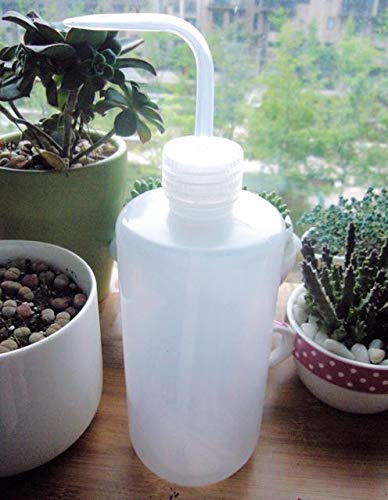 image for SYBL 2PCS White Plastic Bent Tip Squeeze Bottle Storage Wash Cleaning 