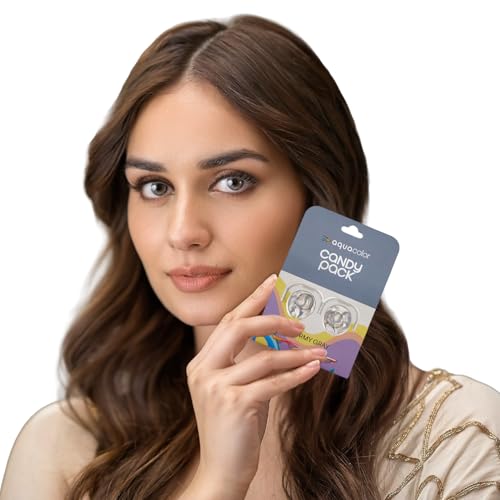 Image of Aquacolor Spicy Grey Candy Pack Zero Power Colored Lenses (2 Lens /Box)