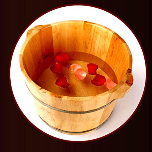 Cubo de baño de pies de madera para remojo miniatura 4