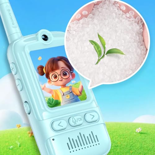 Talkies-walkies pour enfants interactifs avec intercom vidéo bidirectionnel 2 pièces
