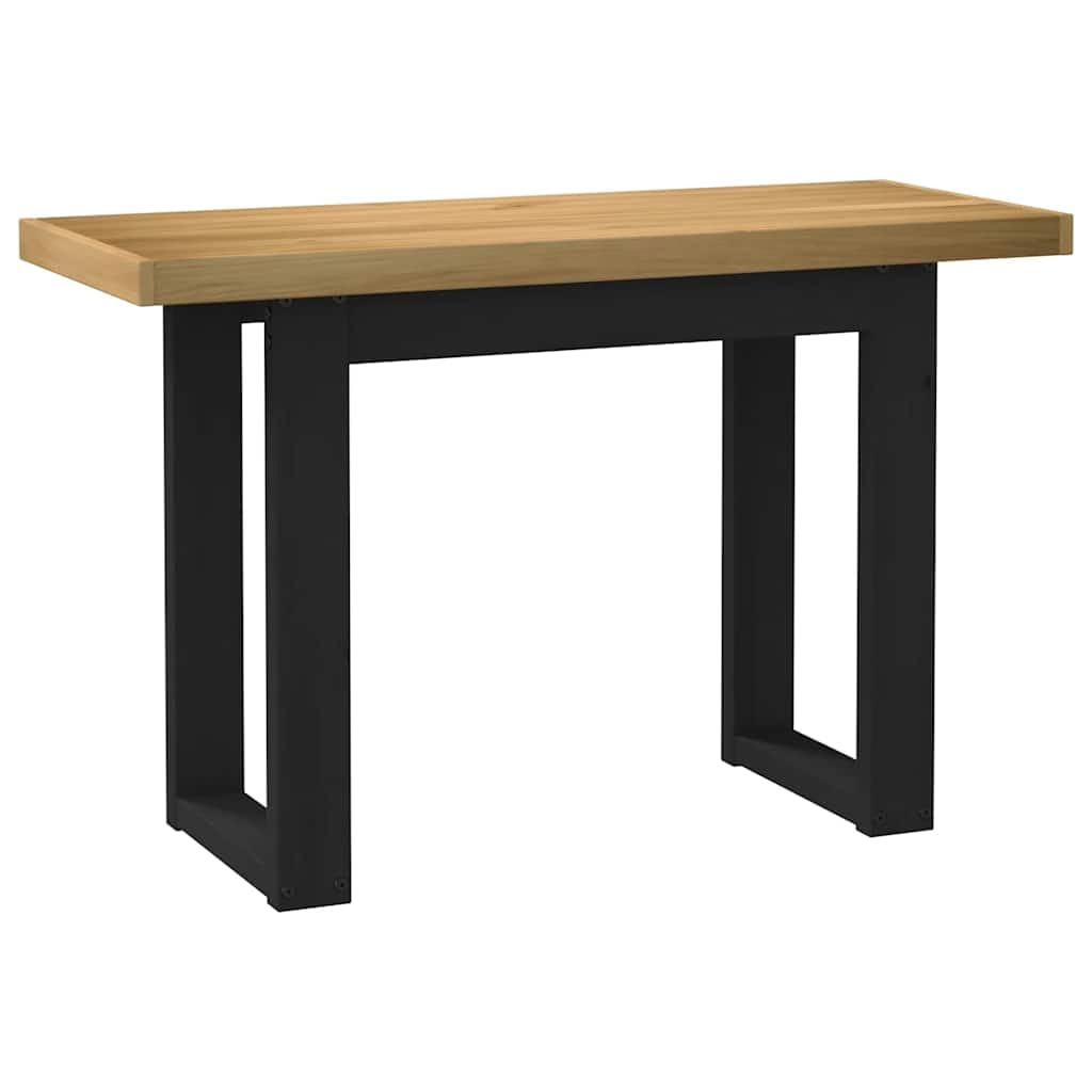 vidaXL Escritorio NOAIN Patas en U Madera Maciza Pino 120x50x75 cm, Escritorio de Escritura, Escritorio de Oficina, Escritorio de Trabajo