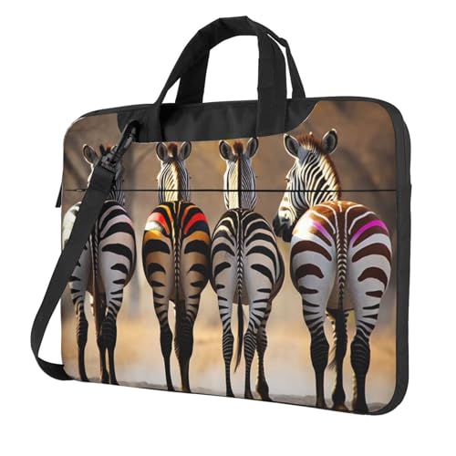 Bolsa para portátil zebras 15.6" para hombre y mujer miniatura 1