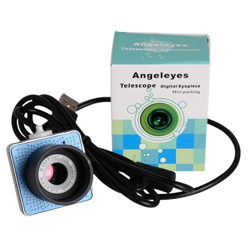 Ocular electrónico digital – Cámara ocular electrónica digital telescopio – USB Plug-and Play Astronomía Imager con resolución 300000 para observación astronómica lunar planetaria