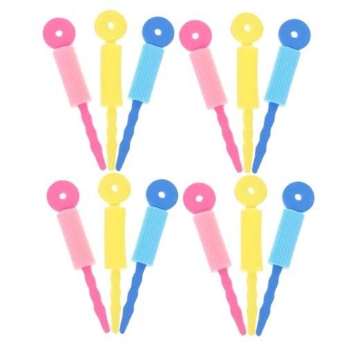 TOVINANNA 30pcs Soft Curlers for Natural Hair DIY Sponge Rollers Hair Rods for Curls Saving Tool for Effortless Styling