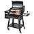 VEVOR Smoker Grill, Portable Wood Pellet Grill with Cart, 8 IN 1 BBQ Grill with PID Temperature Control for Outdoor Cooking, Barbecue Camping, Picnic, 730 sq, Patio and Backyard, Black