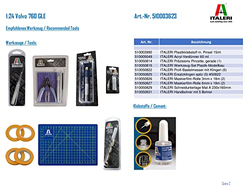 Italeri 3623S Volvo 760 GLE, scala 1:24, plastic