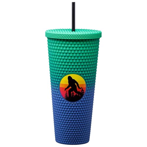 Image of Spoontiques Big Foot 32oz Acrylic Studded Travel Cup