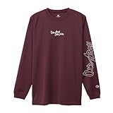 長袖Tシャツ 丸首 抗菌防臭 速乾 グラフィックプリント ロングスリーブTシャツ バスケットボール C3-AB420-970-S