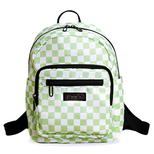 Image of Jadyn Mini Backpack for Women, Small Backpack Purse for Women, Mini Travel Bag, 8.5 Liter Daypack, Millie Backpack with Cute Designs (Checkered Green)