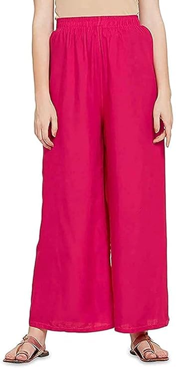 Ultra Soft Reyon Cotton Regular Palazzo and Plus 20 Colour Palazzo for Womens and Girls - L, XL, 2XL, 3XL-picture-23