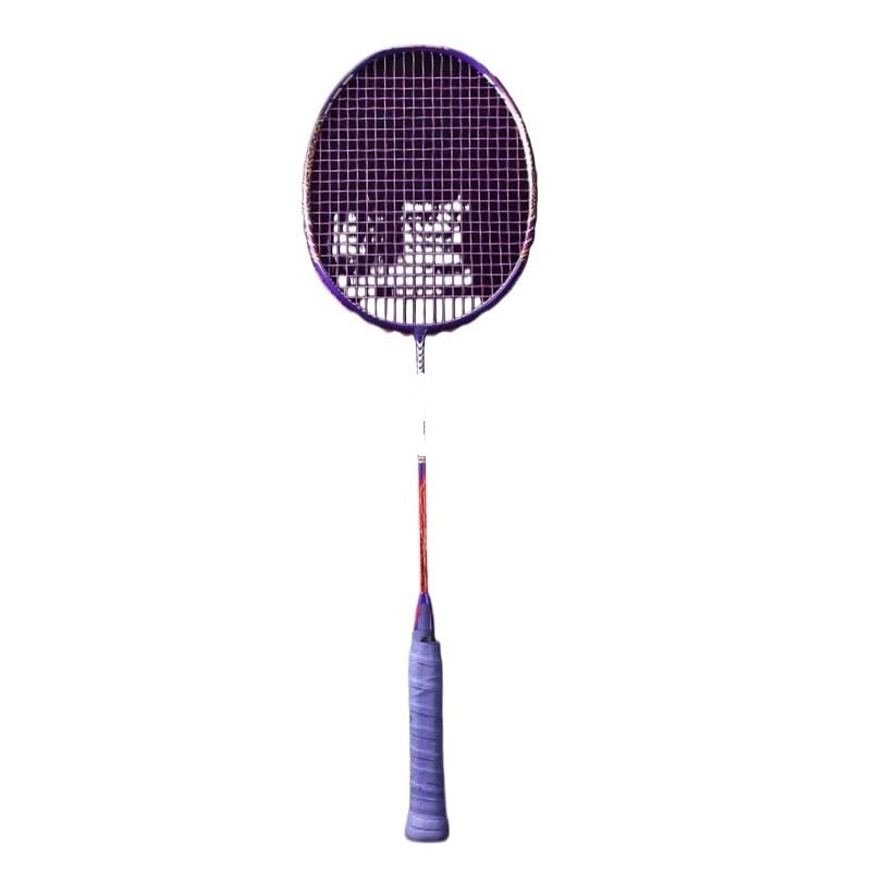 Badminton Set Raqueta de bádminton Profesional Fibra Carbono, 50T, 35 LB, con Cuerda, for Entrenamiento, Deportes Velocidad, for Adultos, 1 Unidad