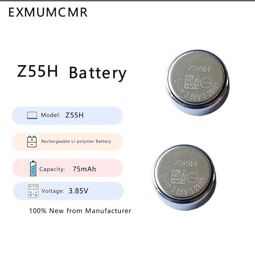 Image of 2X Pack Z55H 3.85V 70mAh Battery Replacement for Sony WF1000XM4 WF-1000XM4 Industry Leading Noise Canceling Truly Wireless Earbud Headphones Battery+ Tools