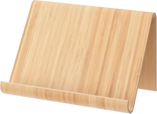 Support pour tablette en bambou pour éviter les douleurs au cou
