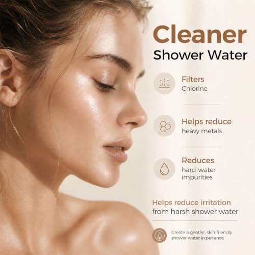 Korean Beauty VC Scent Handheld Filter Shower Head with Rotary Switch | Anti-Chlorine Hard Water Filter, Gentle Skin & Smooth Hair, Easy Install - image 6