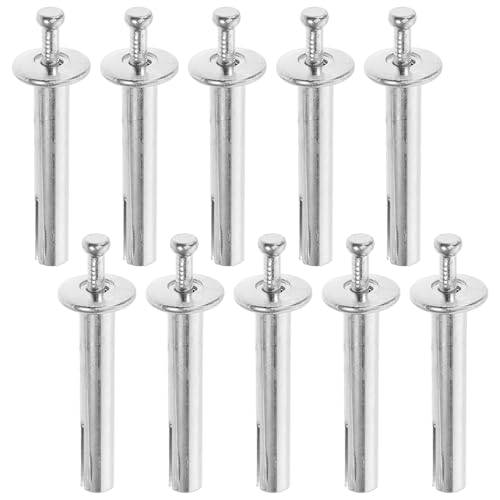 SOPOTUTU 10pcs Drive Nail In Anchors Heavy Duty Concrete Expansion Fasteners for Masonry Brick Wall Fixing Quick Installation Hammer-driven Nails for Professional and DIY Projects