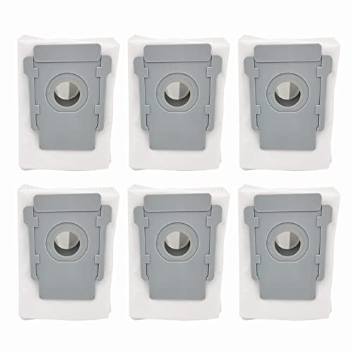 Bolsas de aspiradora compatibles con iRobot i7 i7+ i3 i3+ j7+ s9+ i4 estación de extracción para iRobot Roomba Clean Base de extracción (6 unidades) Cover