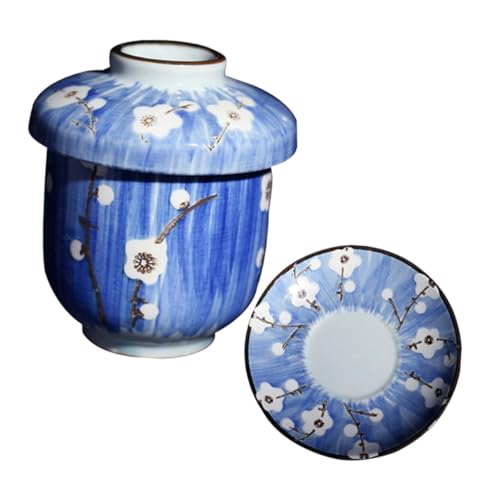 ARTSEWPLY 日式陶瓷?? 食品グレード素材使用 耐熱蒸し器対応 デザート 蒸し卵用家用器具 おしゃれで実用的な家用調理器具
