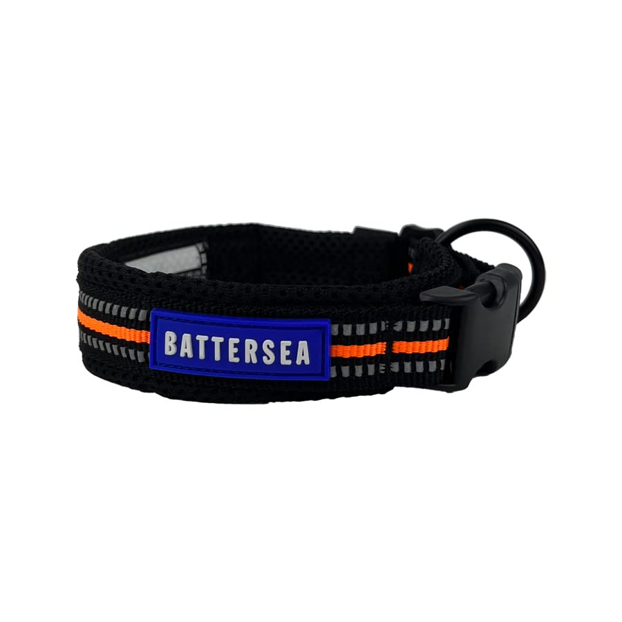 Battersea Reflective Dog Collar Orange S
