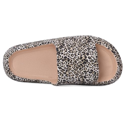 MKP COLLECTION Unisex Cloud Slides with Ultra-Thick Sole & 3D Anti-Slip Tread - Quick-Dry Bath Sandals for Shower Pool Gym, Lightweight House Pillow Slippers for Women and Men3