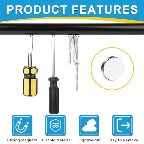 Small Magnets, 120 Pack Refrigerator Magnets 6x3mm Rare Earth Magnets Neodymium Magnets for Crafts, Whiteboard, Kitchen Cabinet