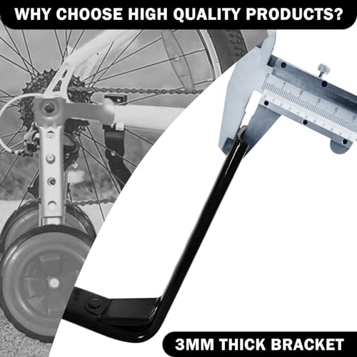 image for HAWENS Bike Training Wheels Mute Flash Wheels with Adjustable Bicycle 