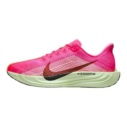 Nike Pegasus Plus Men's Road Running Shoes (HV3022-600, Hyper Pink/Bright Crimson/Barely Volt/Sequoia)