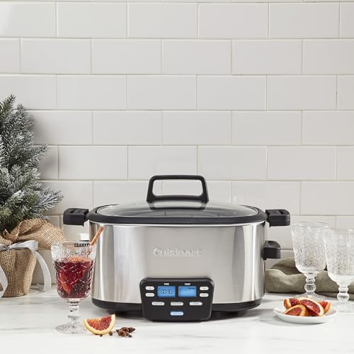 Cuisinart MSC600 3In1 Cook Central 6Quart MultiCooker Slow Cooker