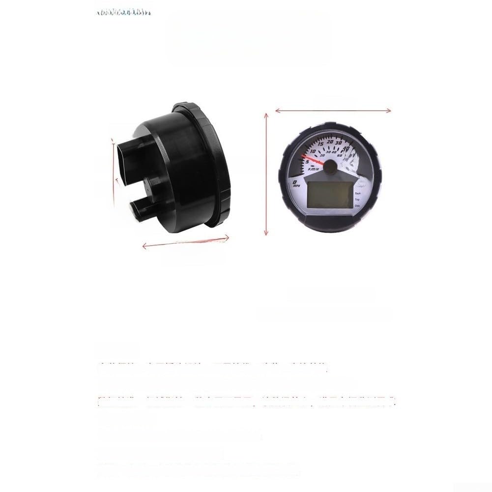 Für ATV Tacho Gauge Cluster, Multifunktionsanzeige für Turbo Temp Ölspannung, Dual für MPH KPH, Plug-and-Play 16+3 Pin, für Polaris Für Sportsman 400 500 600 700