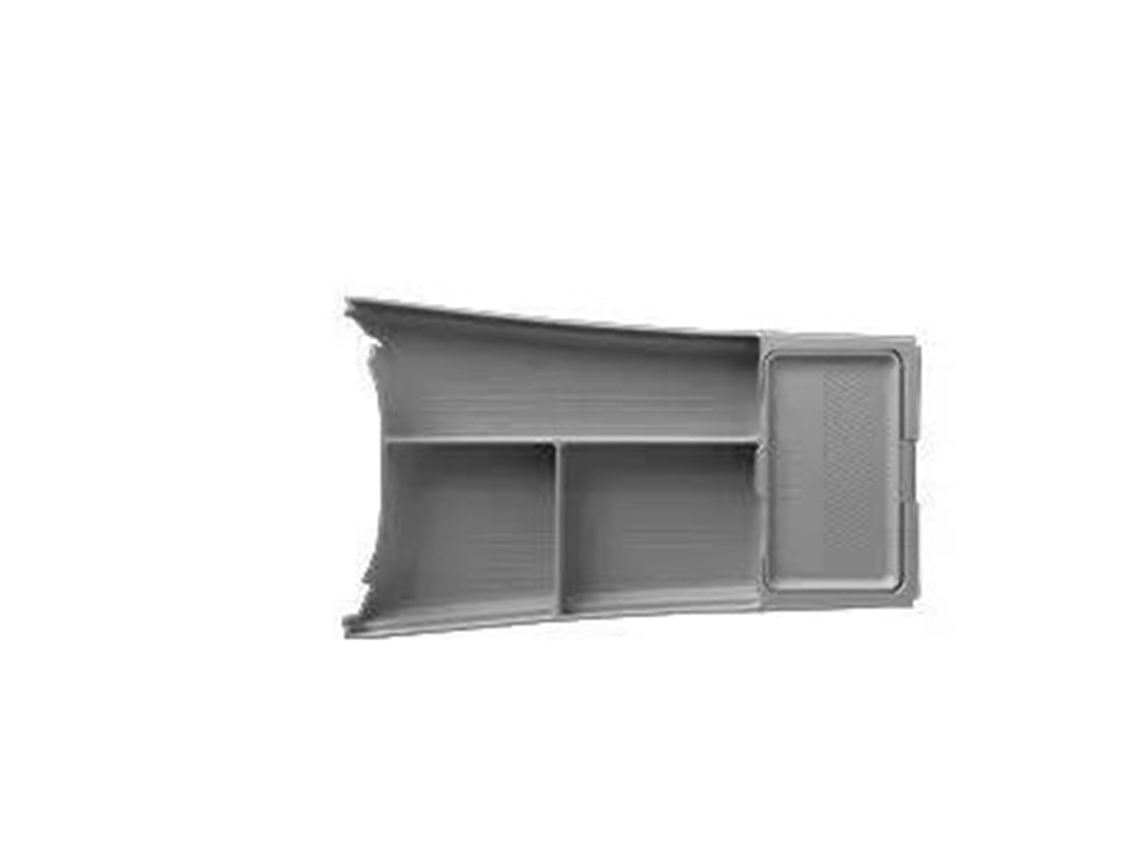 Armrest Organiser Tray For BAIC For Beijing BJ40 2026 SUV Car Storage Box Auto Central Control Armrest Under Layer Silicone Vehicle Organize HIMIUSIKTC(Grey)