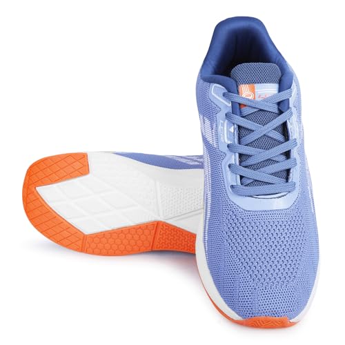 Image of Lancer Mens FLASH-10RBL-ORG Blue Running Shoe, 8