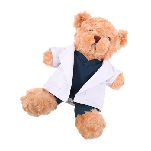 ibasenice Ours Peluche Docteur Décoration Peluche Animal Ours pour Étudiants Médecine