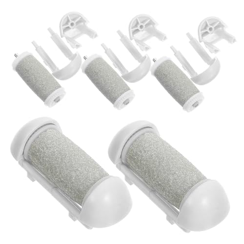 PENIKOKO 5個 電動フットグラインダー用交換ローラーヘッド 耐久性素材 足の 硬い皮膚対応 フットスクラバー デッドスキンリムーバー 乾燥ひ