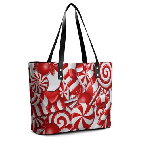 Men's Portable Tote Bag Trendy Modern Leather Handbag For Work Weekend4