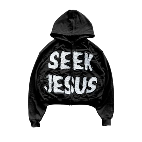 Oversized pattern long sleeved y2k hooded sweatshirt pullover, retro street trend hooded sweatshirt