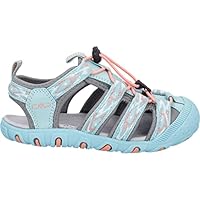 CMP Kids SAHIPH Hiking Sportliche Sandale, Hellblau-Orange (Acqua-Sunrise), 34 EU