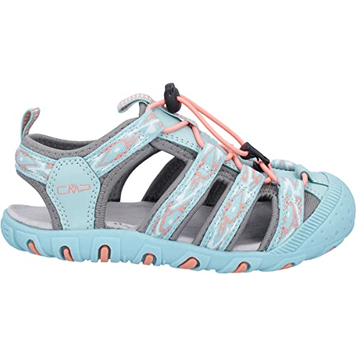 CMP - Kids Sahiph Hiking Sandal, Unisex, Acqua-Sunrise, 32