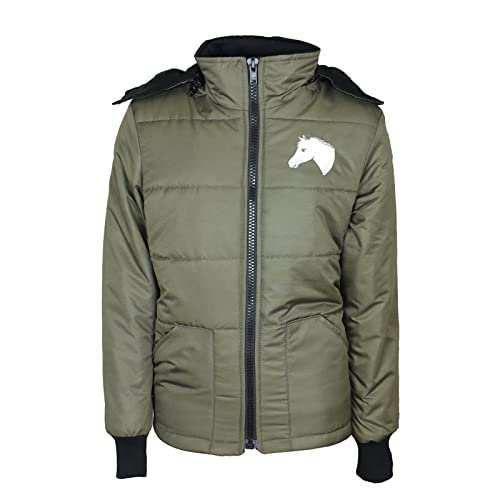 MS-Trachten Kinder Winter Reitjacke Winterjacke Mia Oliv Grün warm gefüttert (134/140) Cover