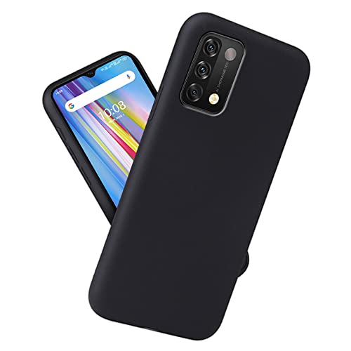 YDGCMJ for UMIDIGI A11 Case, Black Thin Soft Silicone Shockproof Full Body Protective Bumper, Black Phone Case Cover for UMIDIGI A11 Case (6.53