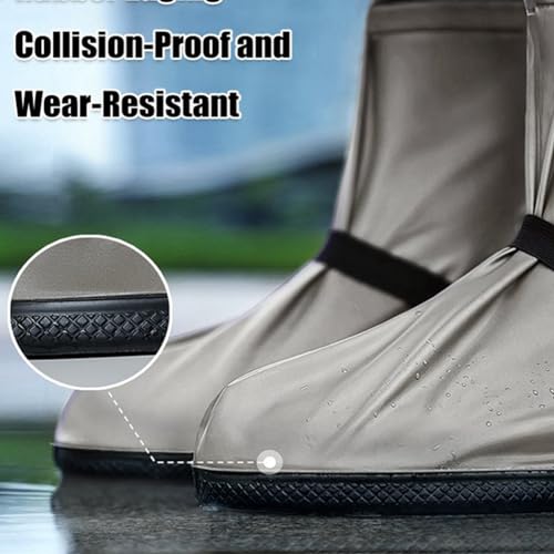 Rain Shoe Cover Waterproof Reusable Unisex Motorcycle Cycling Bike Boot Shoes Covers Rainproof, S Easy to Use miniatura 6