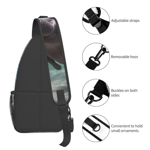 Bolso cruzado tipo bandolera para viaje y trekking miniatura 5