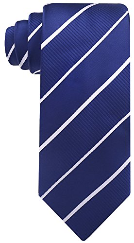 Scott Allan Collection Navy Blue Ties for Men | Stabdard Size Adult Necktie | Corbatas para hombres elegantes | Micro fiber Navy Tie