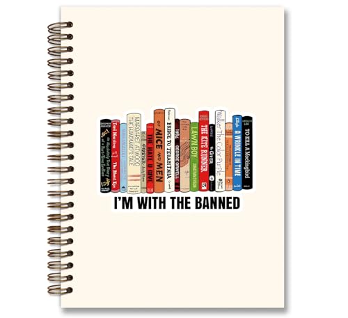 Carnet à spirales Banned Books idéal pour organiser vos notes de lecture au quotidien