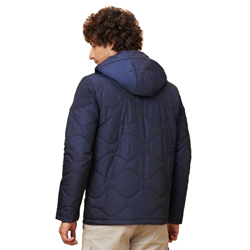 Image of Being Human Black Regular Fit Long Sleeves Men's Jacket Clothing