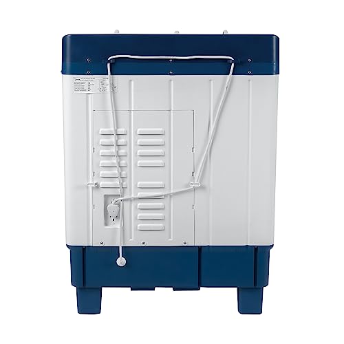 Image of Midea 7 KG Semi Automatic Top Loading Washing Machine Appliance, Rust proof Body, Air Dry Function with 1350 RPM (MWMSA070PCH, Blue White)