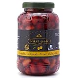 ✅ Die Firma Niki´s Goods begann in Messolongi mit dem Ziel, stets die besten Olivensorten Griechenlands zu verarbeiten und zu verkaufen. Mit der Natürlichkeit und Frische von gefüllten und ungefüllten Oliven heben sie sich von vielen anderen griechischen Produzenten ab. Klassische gefüllte Oliven wie z.B. mit Paprika oder Zitrone, machen sie zu einem neuen Genuss-Erlebnis, da „Niki´s Goods“ auf bearbeite Füllungen wie z.B. Paprika Paste verzichtet. Neben den grünen Chalkidiki Oliven verarbeiten